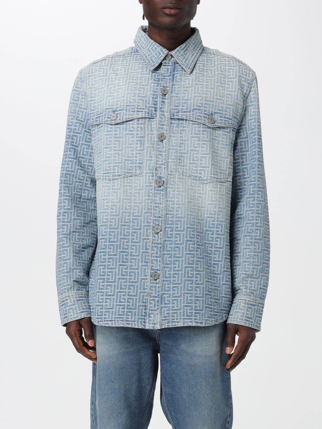 Balmain Shirt BALMAIN Men colour Blue