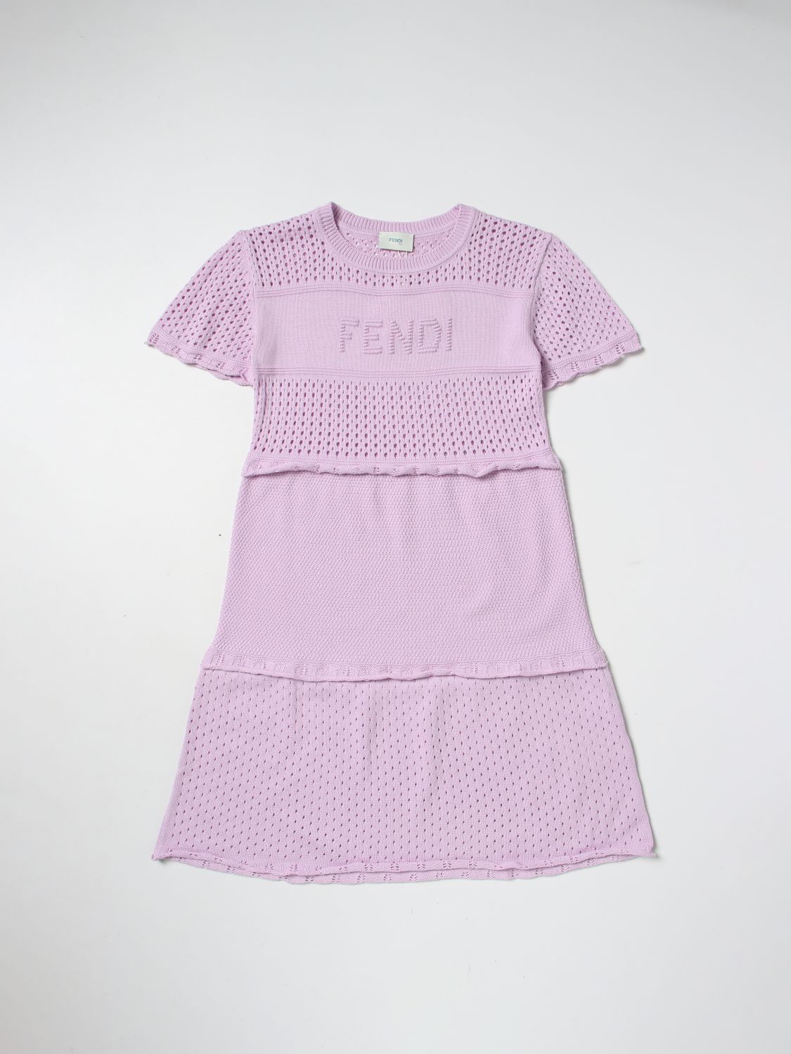 Fendi Kids Dress FENDI KIDS Kids colour Pink