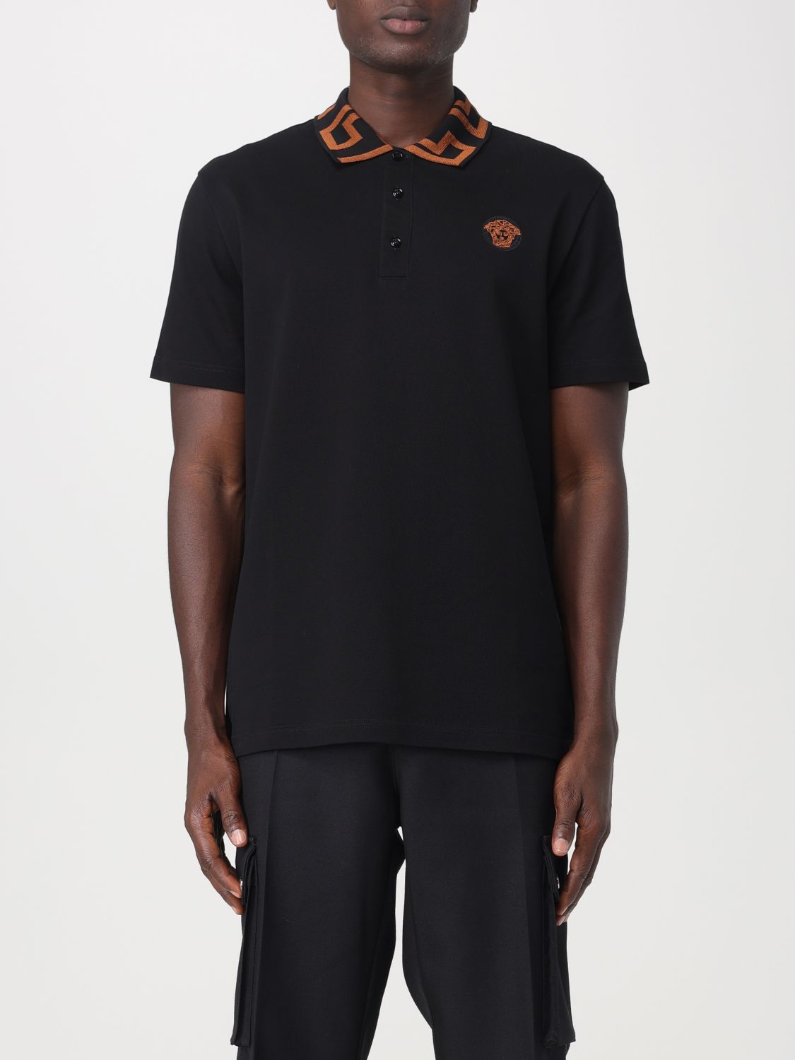 Versace Polo Shirt VERSACE Men colour Black