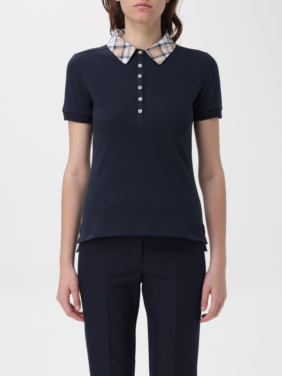 Barbour Polo Shirt BARBOUR Woman color Navy
