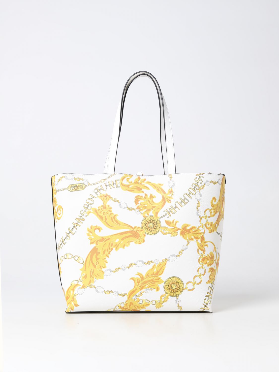 Versace Jeans Couture Tote Bags VERSACE JEANS COUTURE Woman colour White