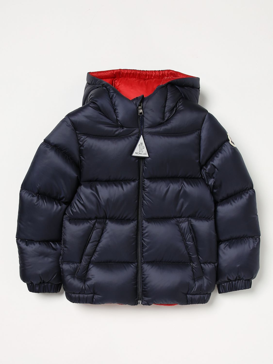 Moncler Jacket MONCLER Kids colour Blue