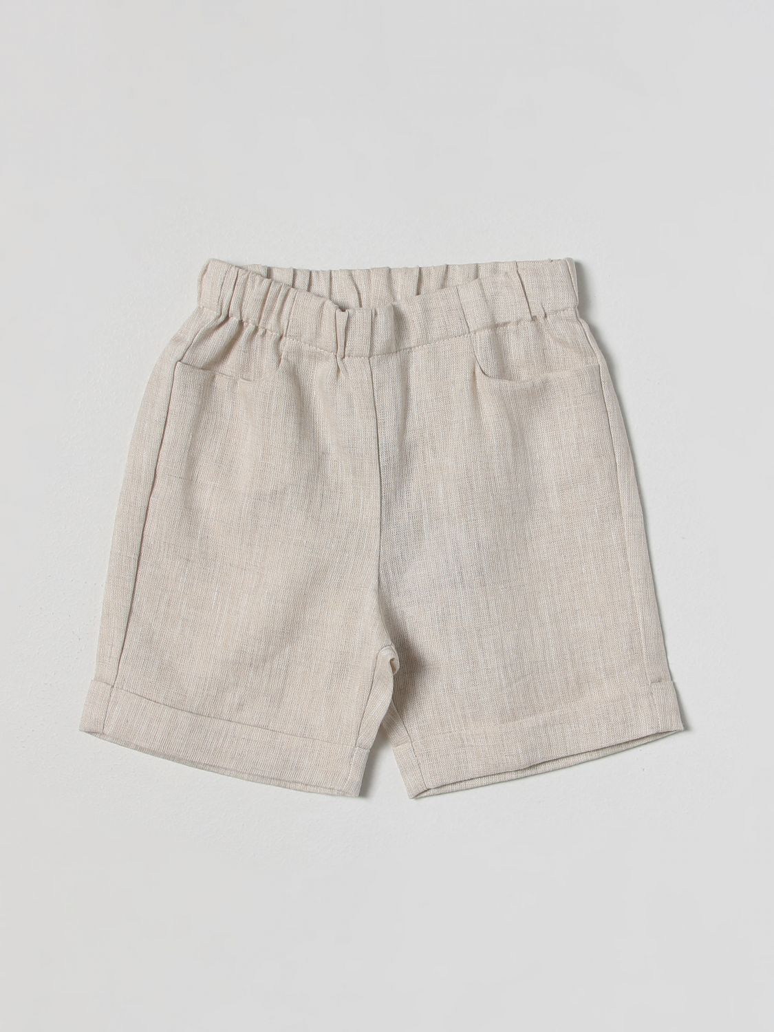 La Stupenderia Shorts LA STUPENDERIA Kids colour Beige