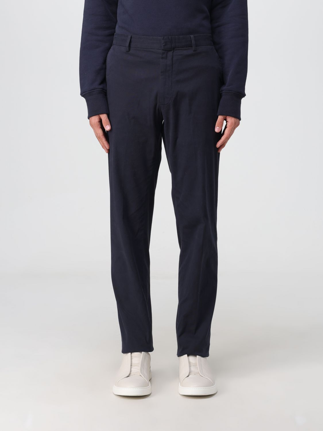 zegna Trousers ZEGNA Men colour Blue