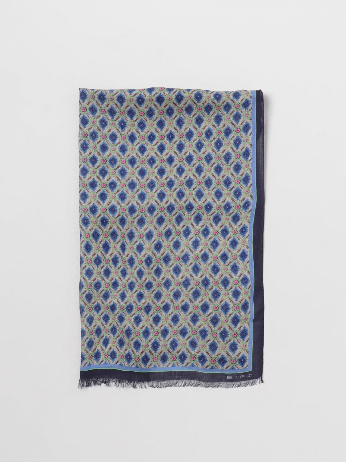 Etro Scarf ETRO Woman colour Blue