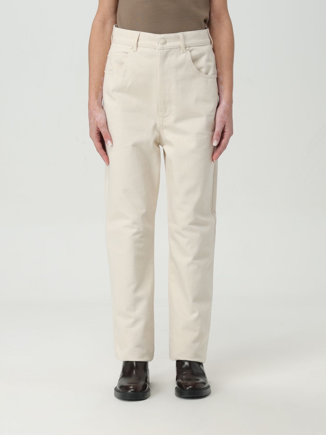 Max Mara Trousers MAX MARA Woman colour White