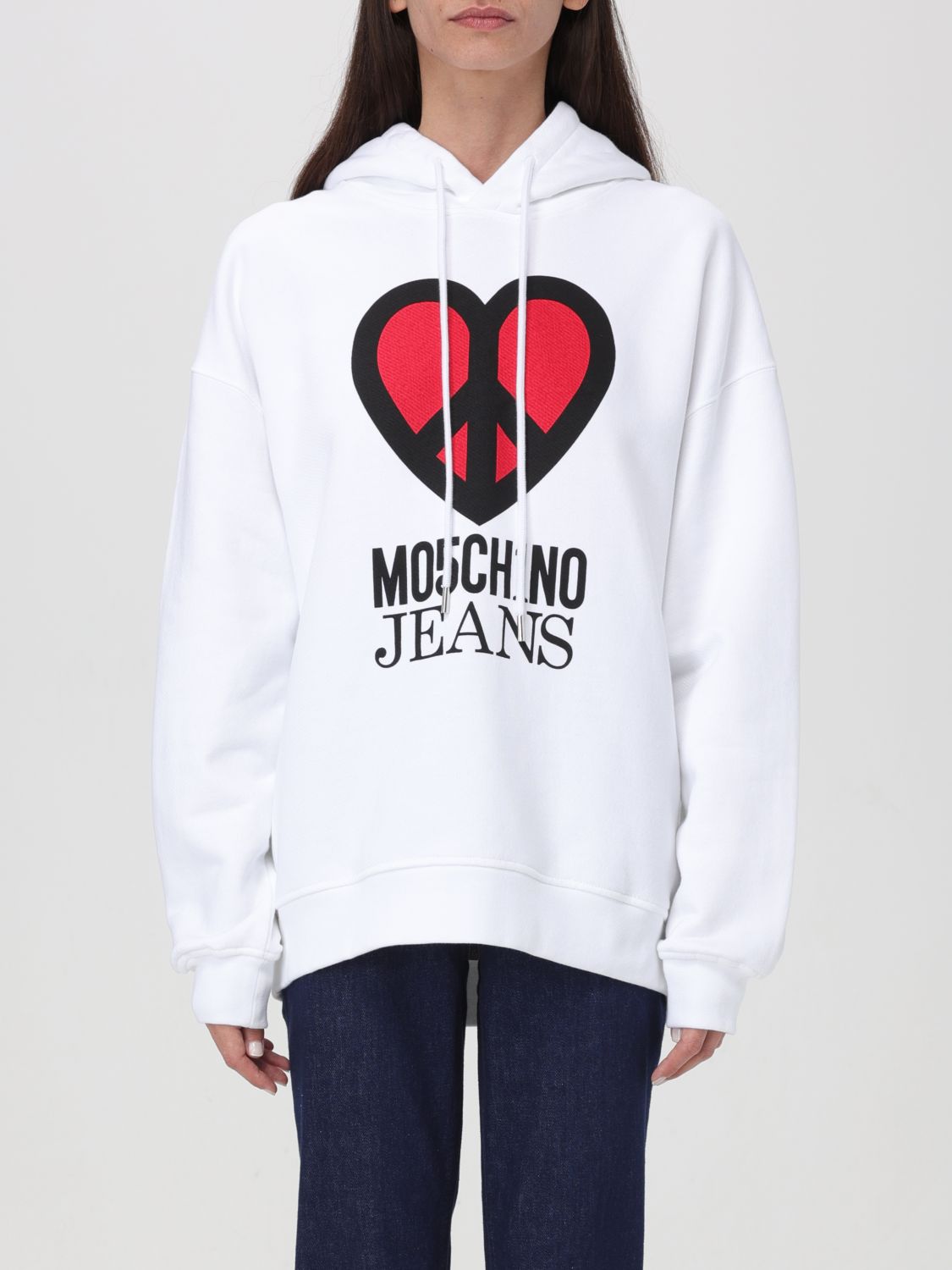 Moschino Jeans Sweatshirt MOSCHINO JEANS Woman colour White