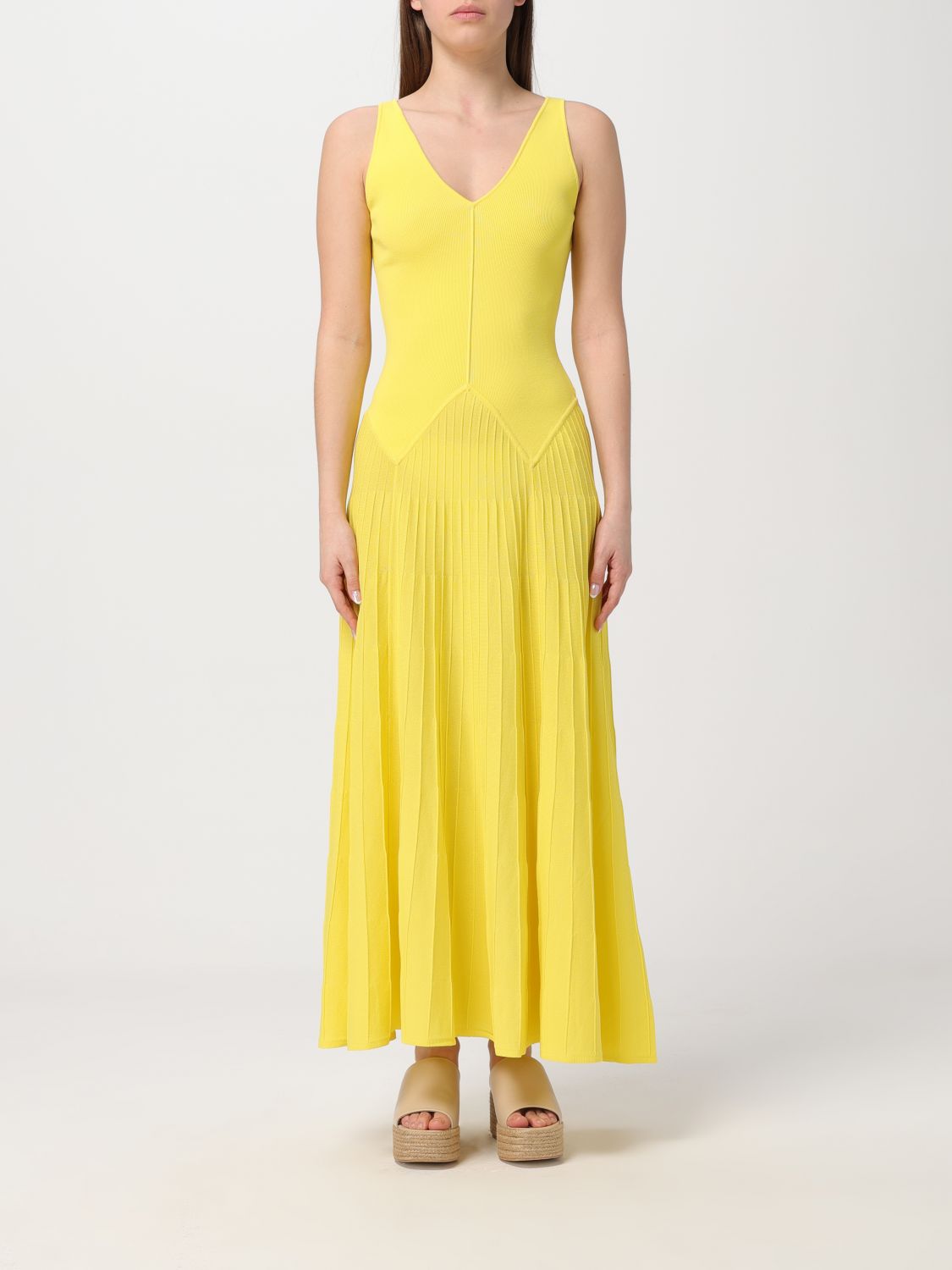 Twinset Dress TWINSET Woman colour Yellow