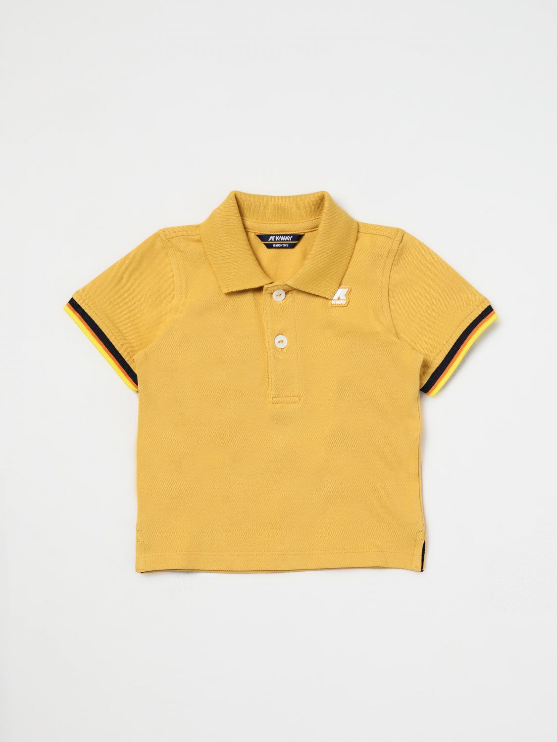 K-Way Polo Shirt K-WAY Kids color Yellow