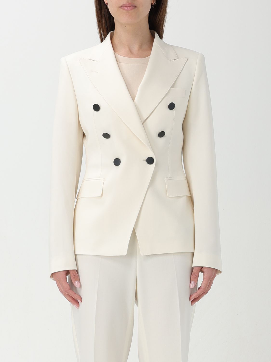 Tagliatore Jacket TAGLIATORE Woman colour White