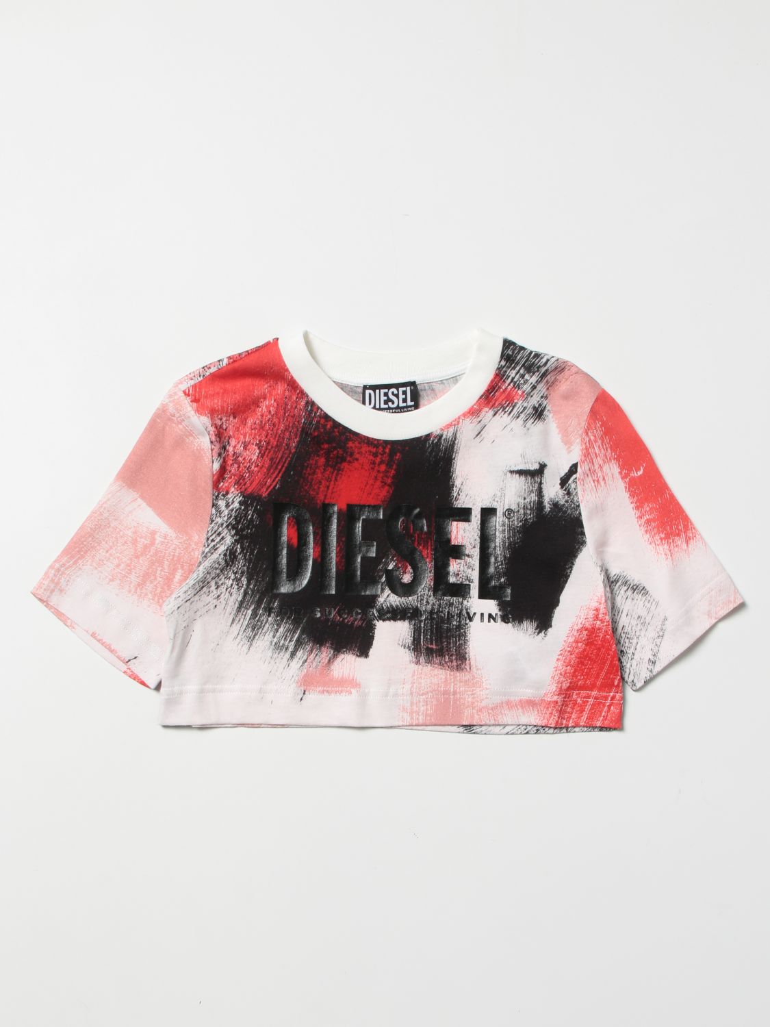 Diesel Cropped Diesel printed T-shirt