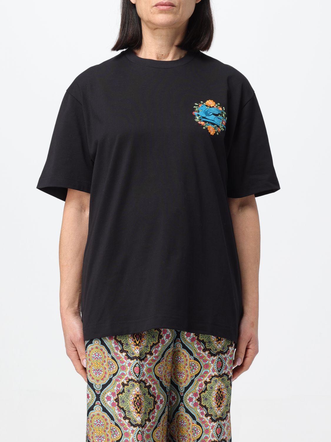 Etro T-Shirt ETRO Woman colour Black