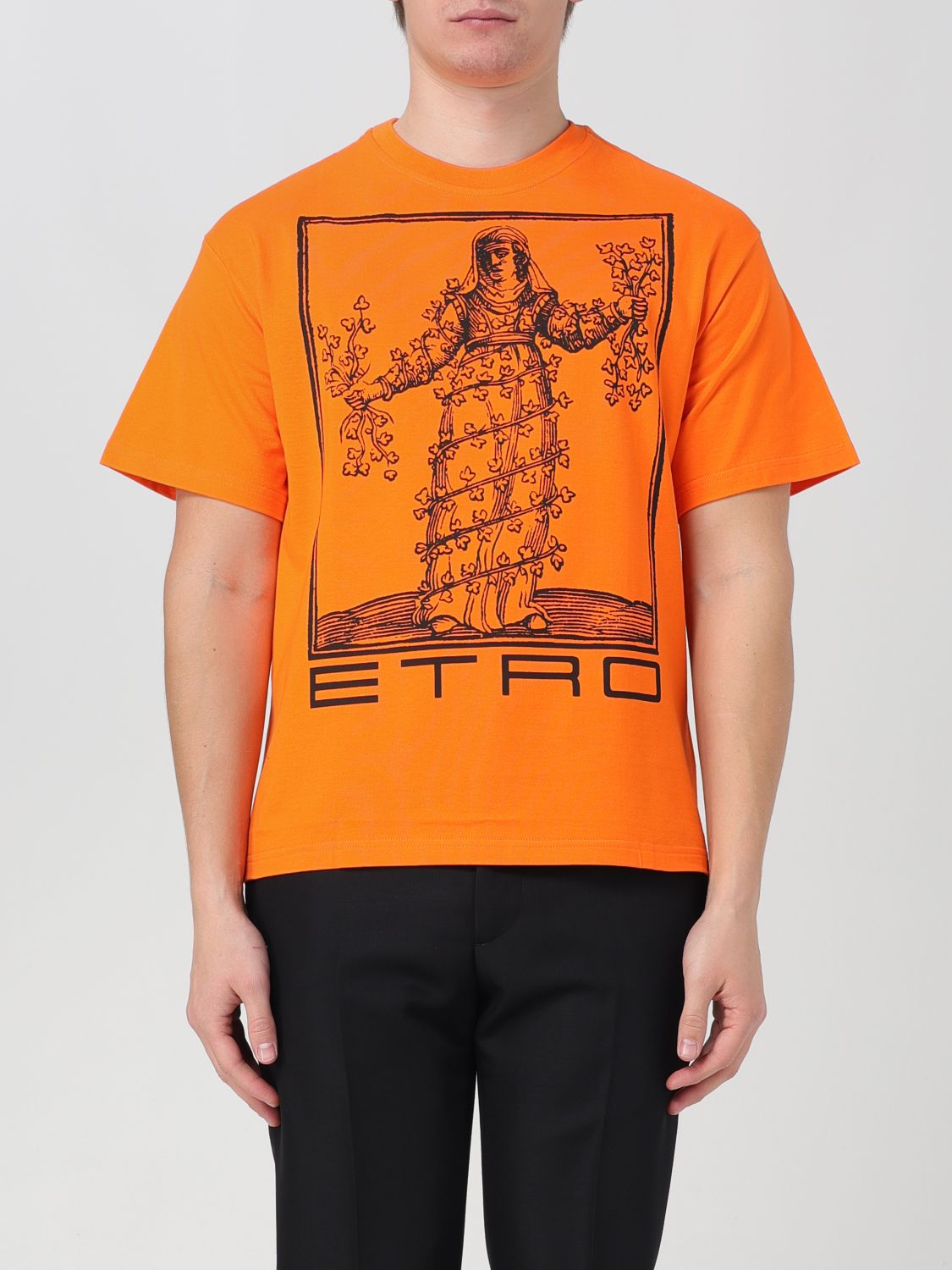 Etro T-Shirt ETRO Men colour Orange