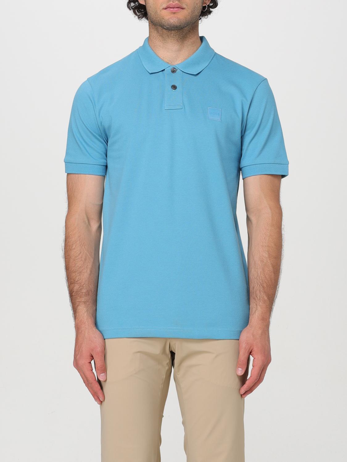 BOSS Polo Shirt BOSS Men color Blue