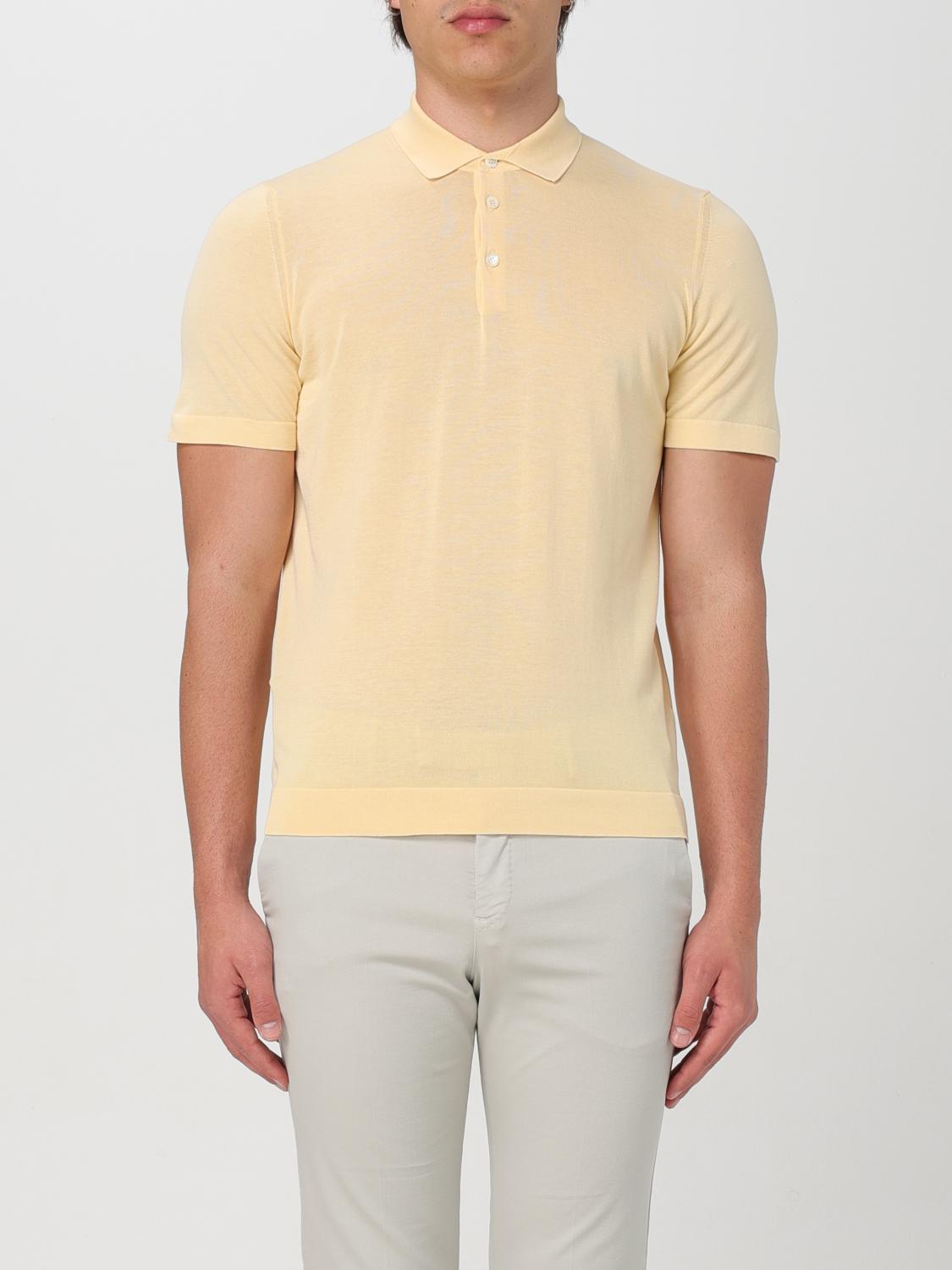 Drumohr Polo Shirt DRUMOHR Men color Yellow