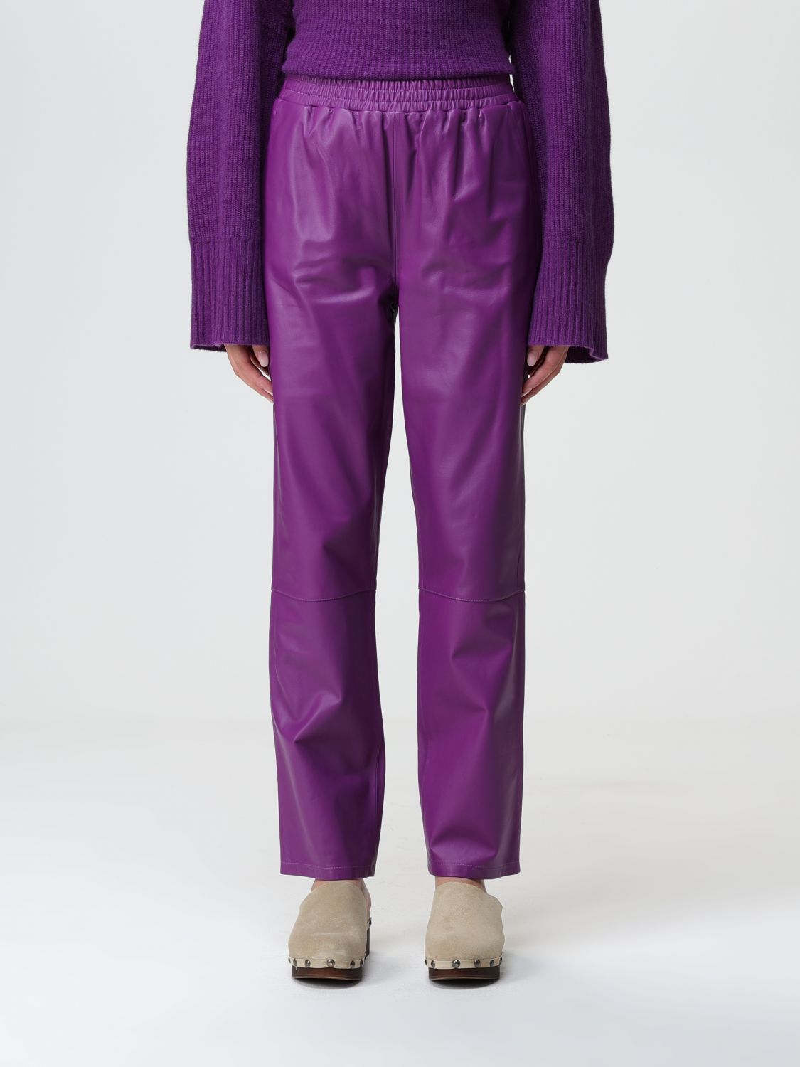 Arma Trousers ARMA Woman colour Violet