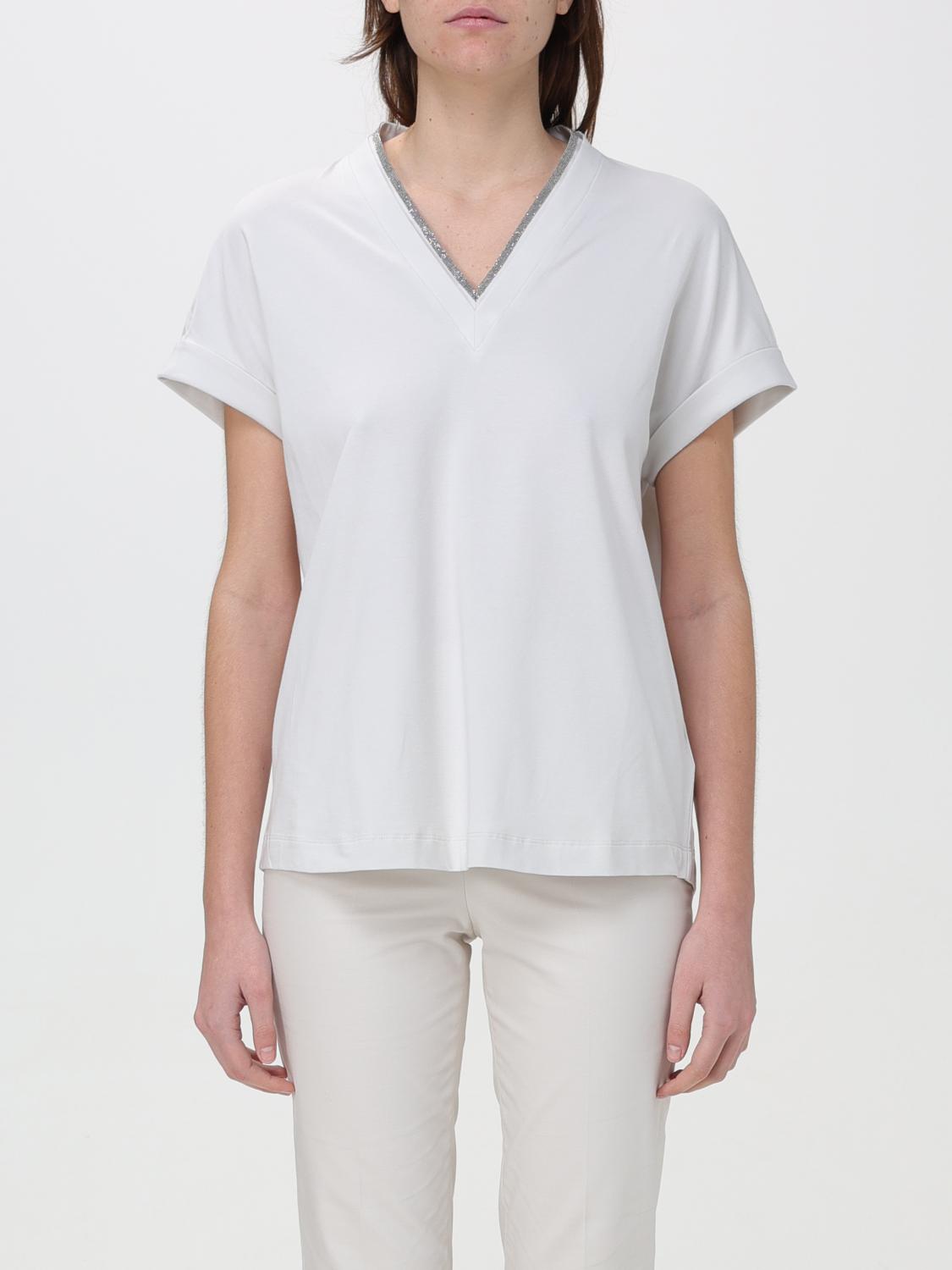 Brunello Cucinelli T-Shirt BRUNELLO CUCINELLI Woman colour White