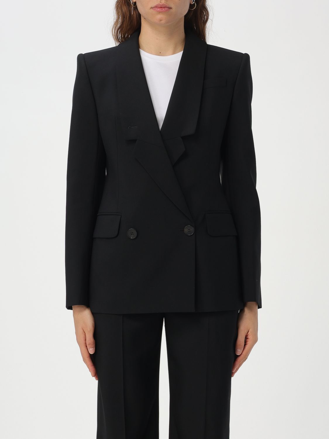 Alexander McQueen Blazer ALEXANDER MCQUEEN Woman colour Black