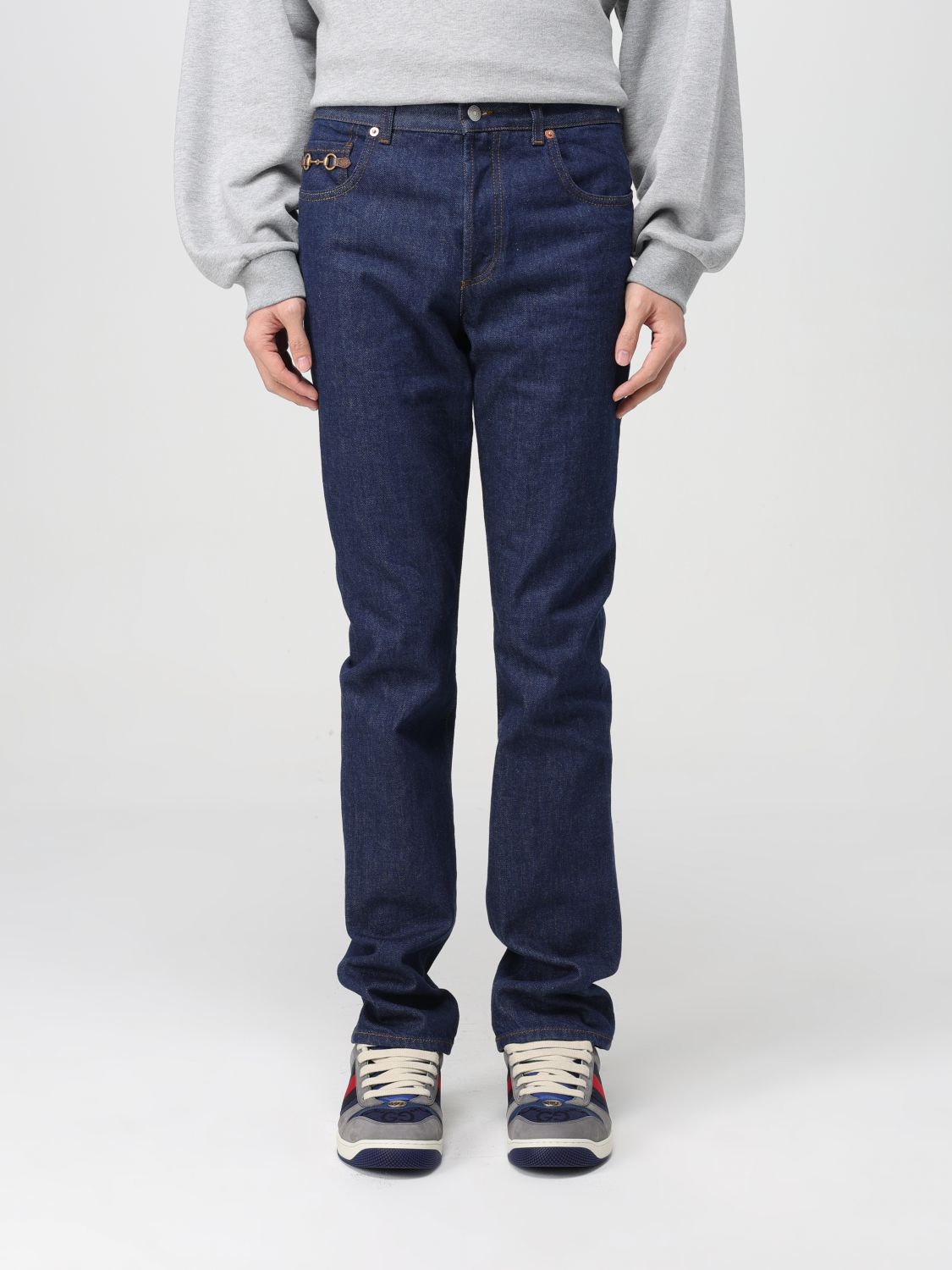 Gucci Trousers GUCCI Men colour Blue