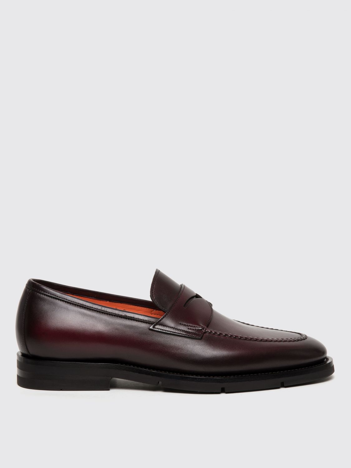 Santoni Loafers SANTONI Men colour Burgundy