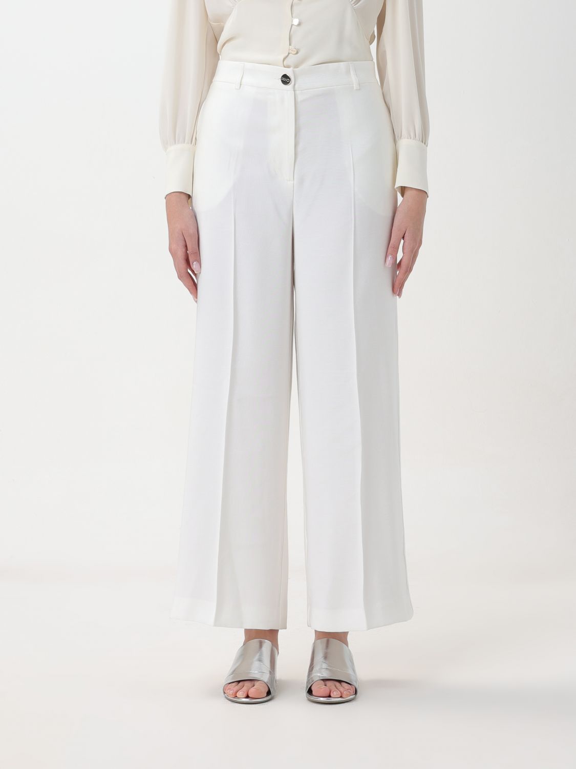 Liu Jo Trousers LIU JO Woman colour White