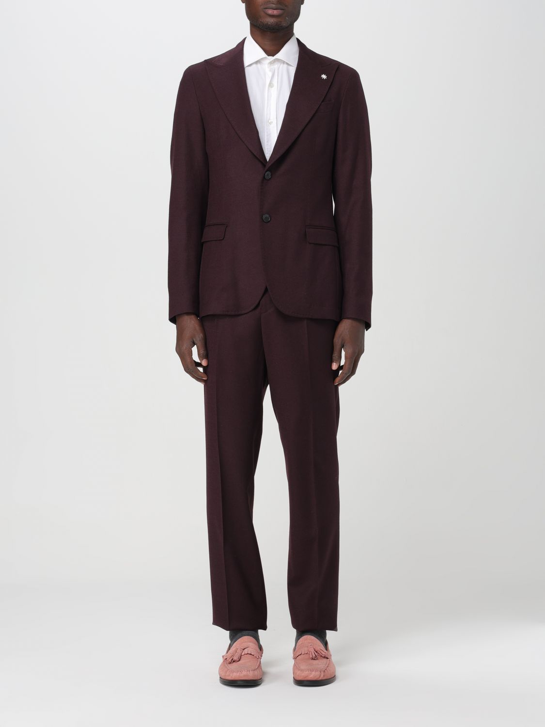 Manuel Ritz Suit MANUEL RITZ Men colour Burgundy