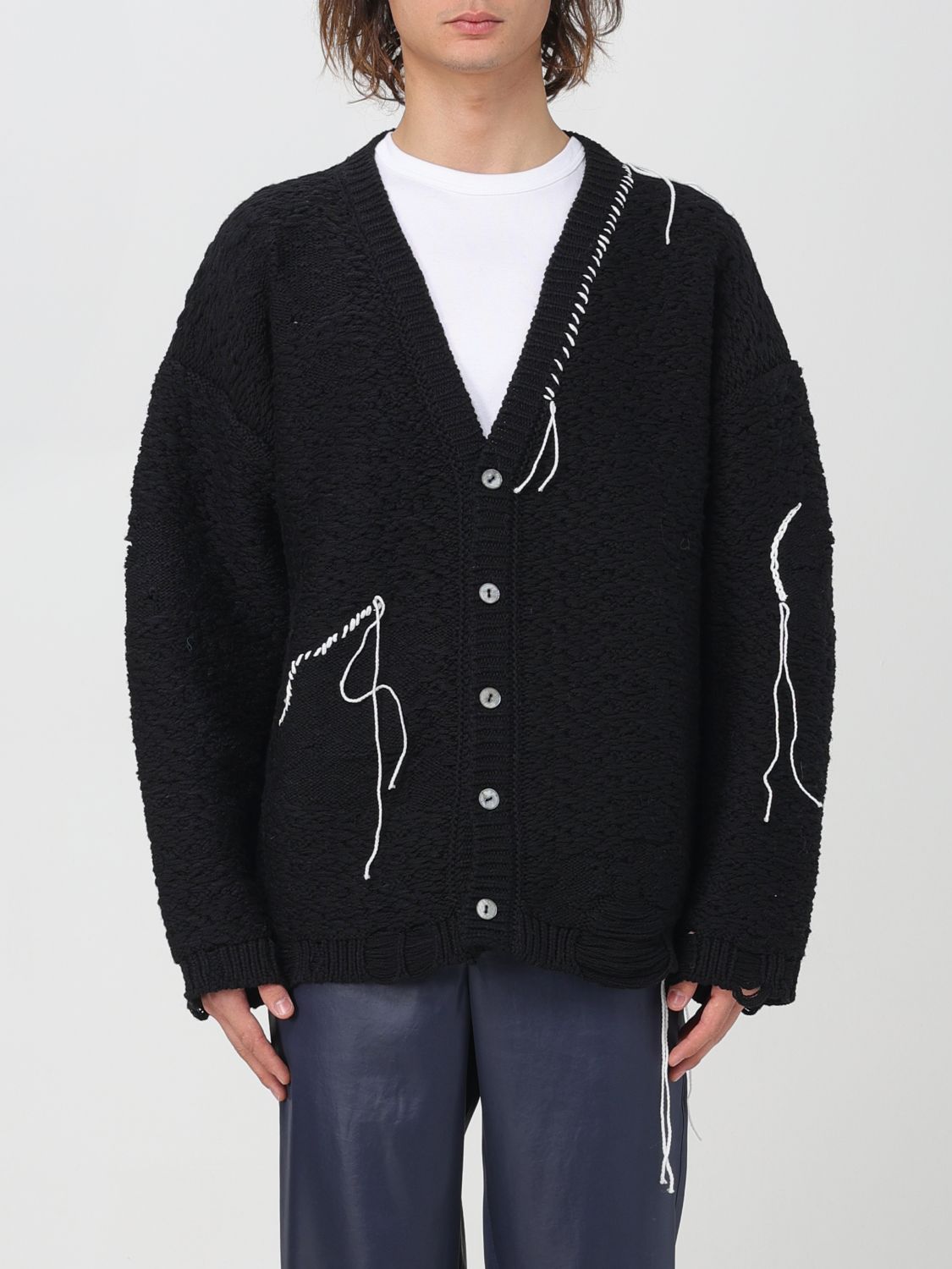 Paura Cardigan PAURA Men colour Black