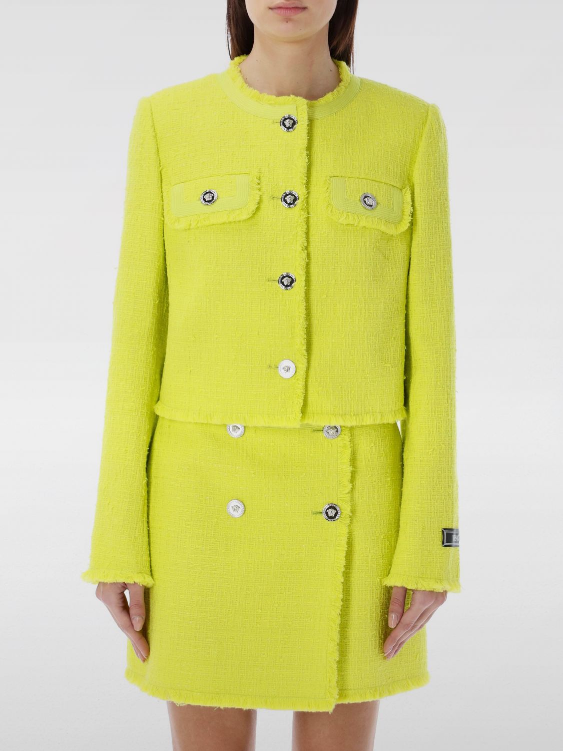 Versace Jacket VERSACE Woman color Yellow