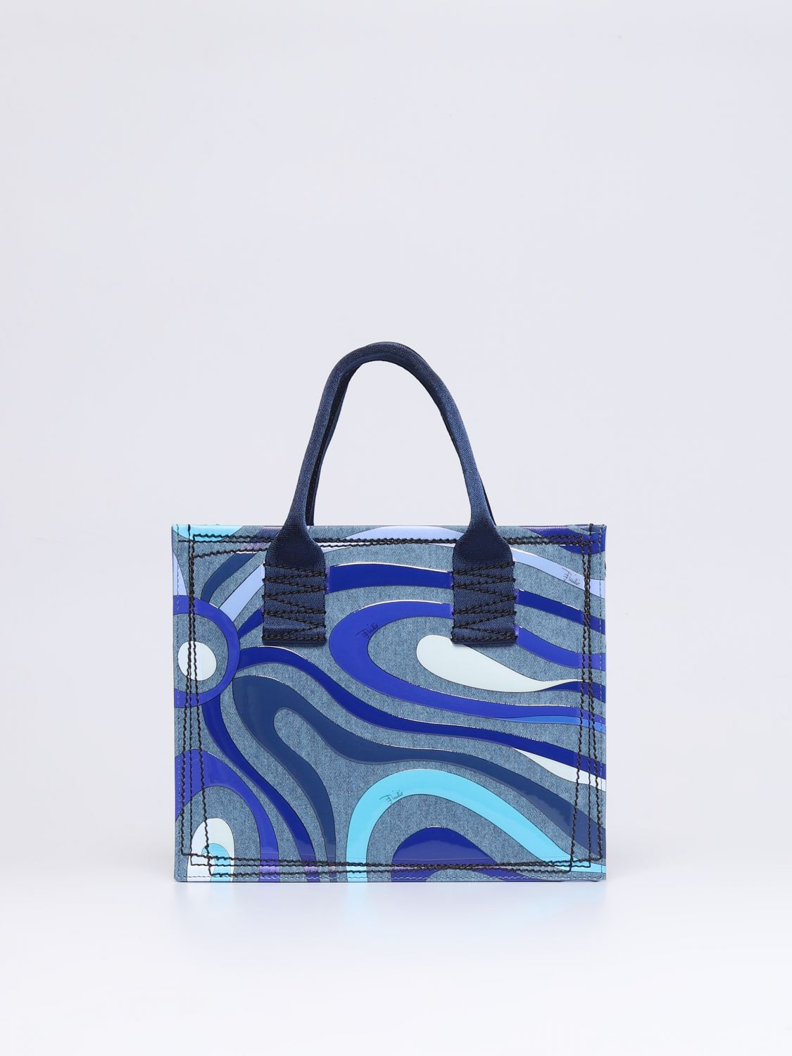 Emilio Pucci Tote Bags EMILIO PUCCI Woman colour Blue