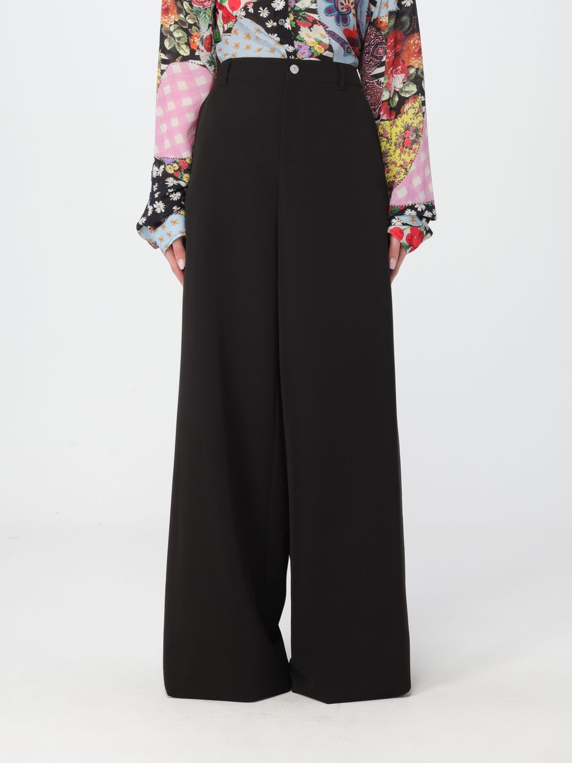 Moschino Jeans Trousers MOSCHINO JEANS Woman colour Black