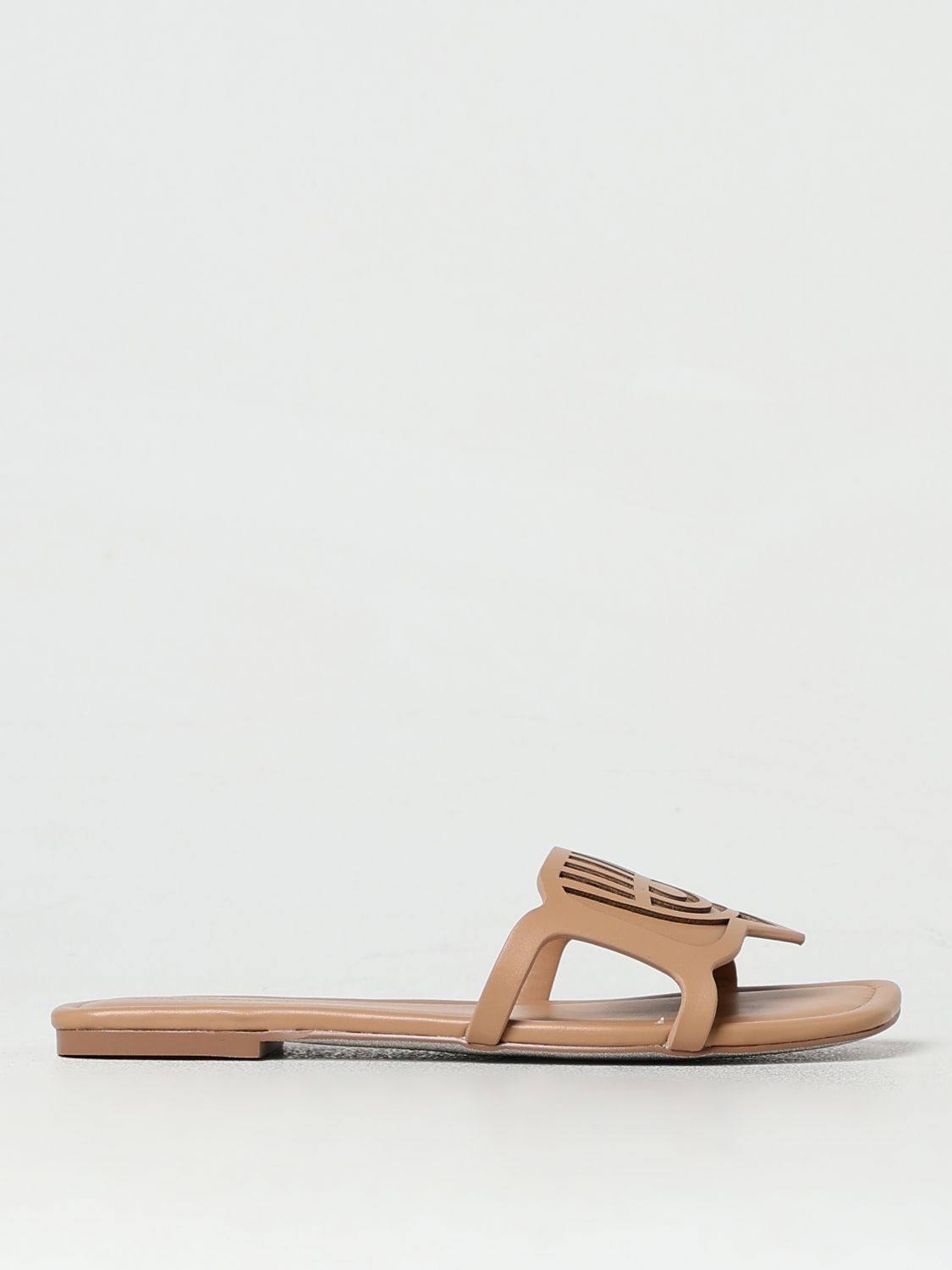 CHIARA FERRAGNI Flat Sandals CHIARA FERRAGNI Woman color Camel