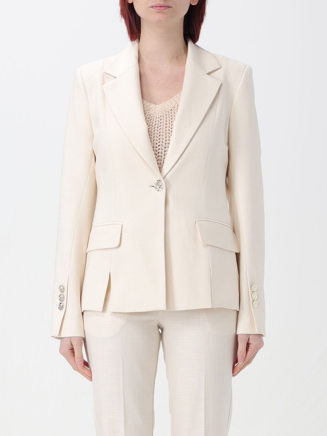 Simona Corsellini Blazer SIMONA CORSELLINI Woman colour Ivory