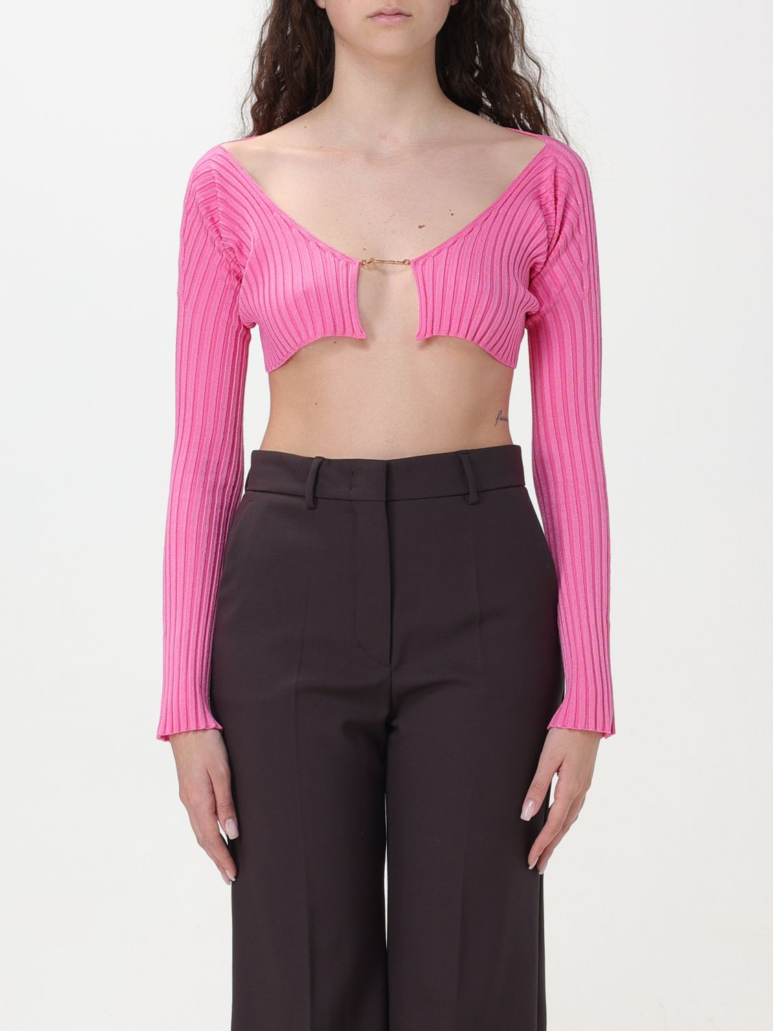 Jacquemus Jumper JACQUEMUS Woman colour Fuchsia