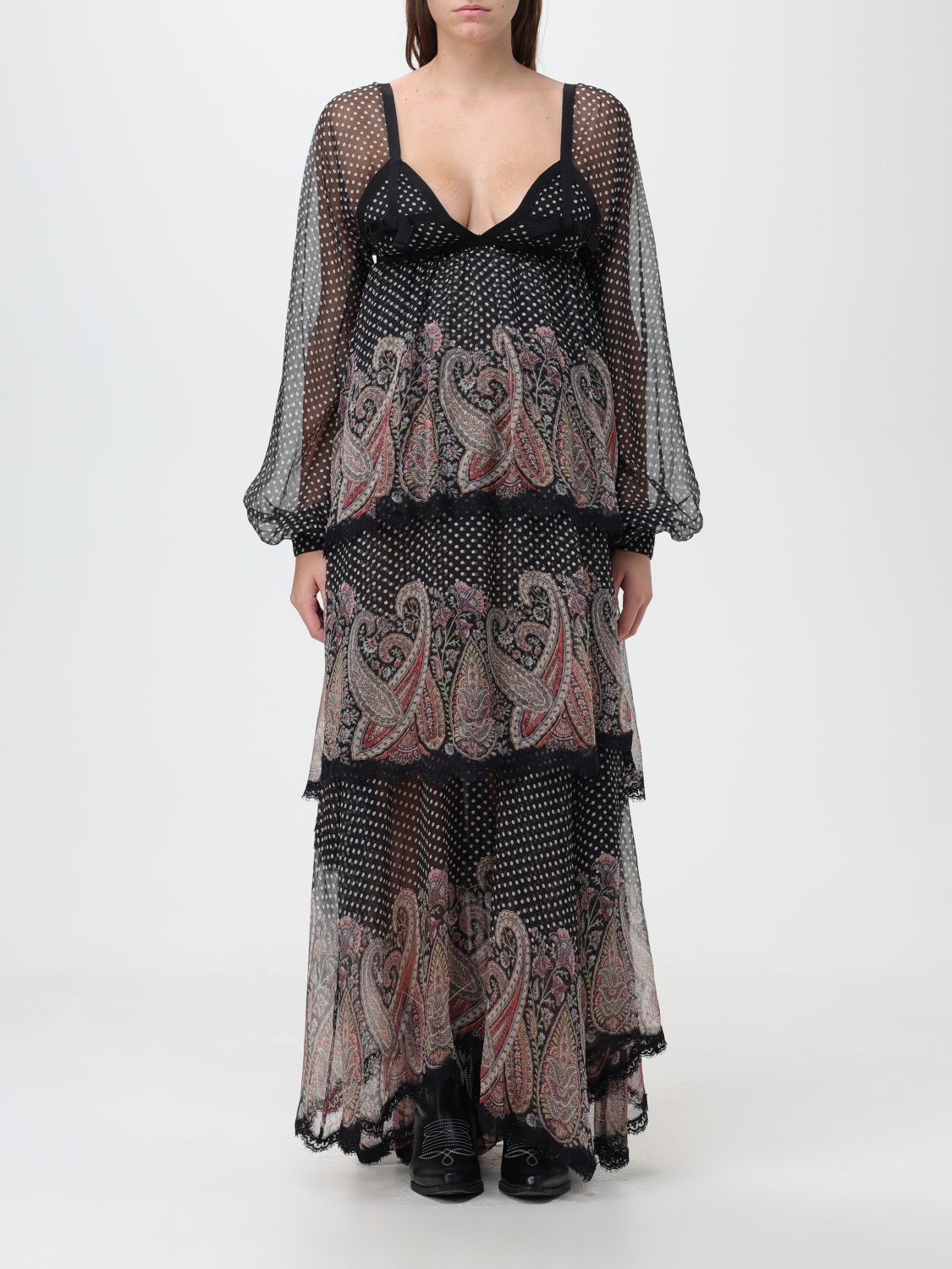 Etro Dress ETRO Woman colour Black