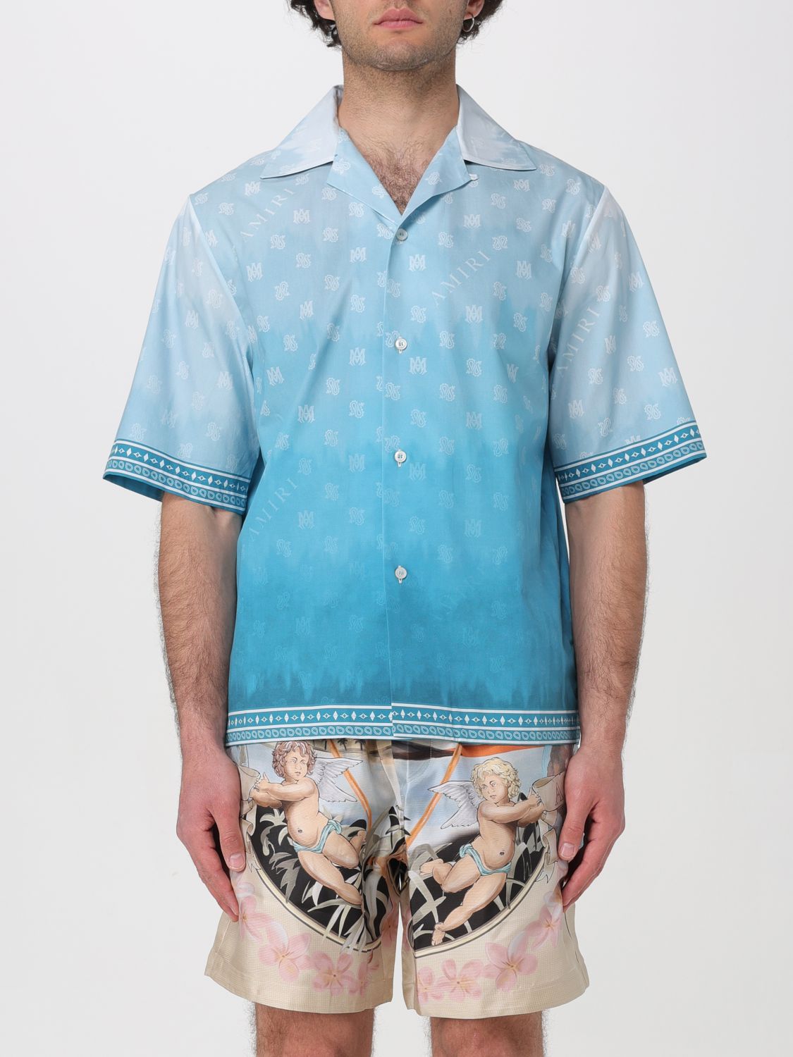 Amiri Shirt AMIRI Men colour Gnawed Blue