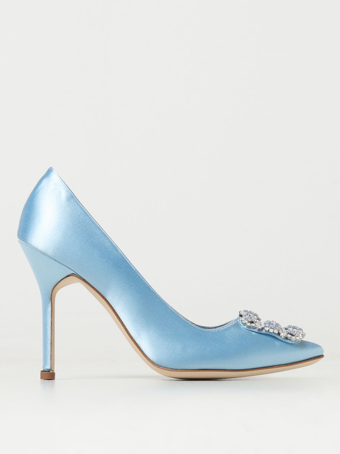 Manolo Blahnik Court Shoes MANOLO BLAHNIK Woman colour Blue