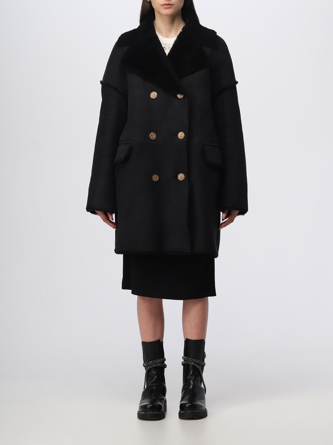 Red Valentino Coat RED VALENTINO Woman colour Black