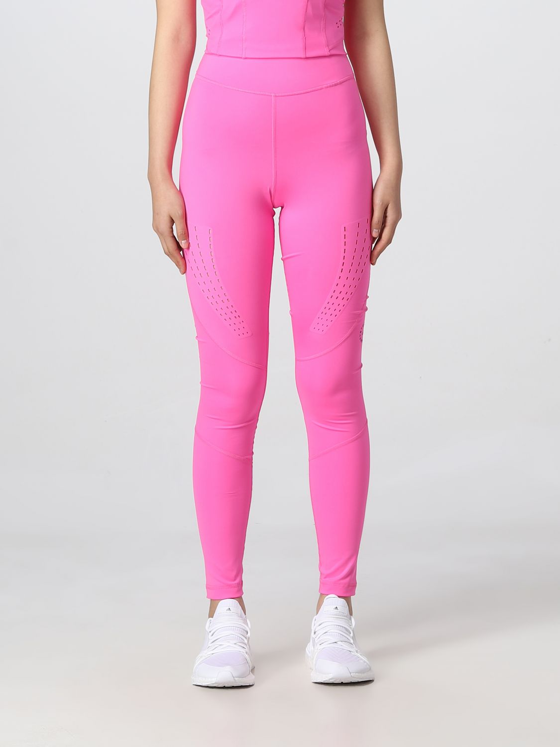 Adidas By Stella Mccartney Trousers ADIDAS BY STELLA MCCARTNEY Woman colour Pink