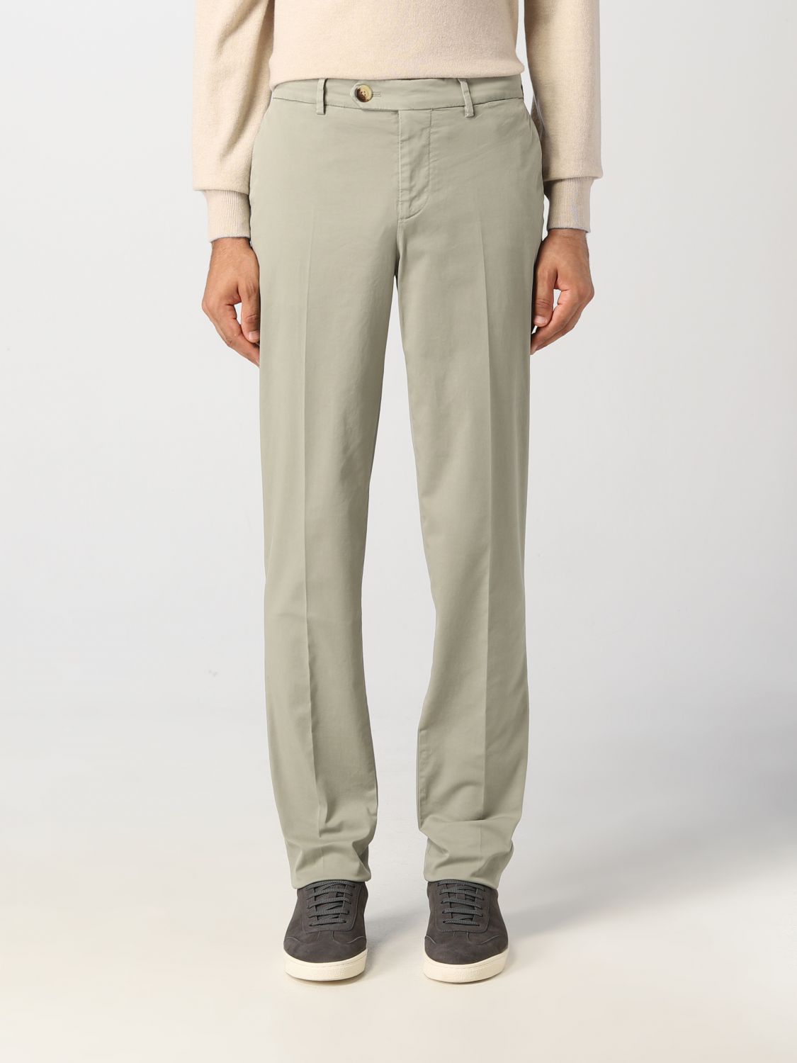 Brunello Cucinelli Trousers BRUNELLO CUCINELLI Men colour Green