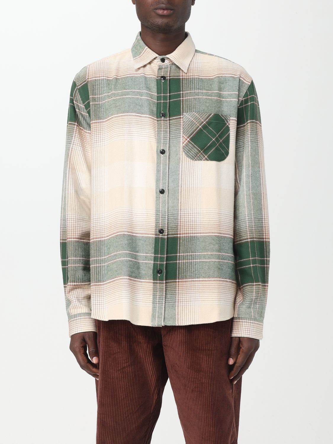 Portuguese Flannel Shirt PORTUGUESE FLANNEL Men colour Beige