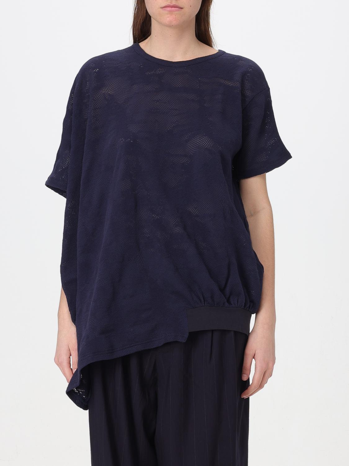 Yohji Yamamoto T-Shirt YOHJI YAMAMOTO Woman colour Navy