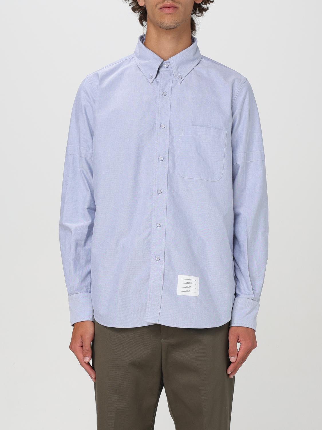 Thom Browne Shirt THOM BROWNE Men color Gnawed Blue