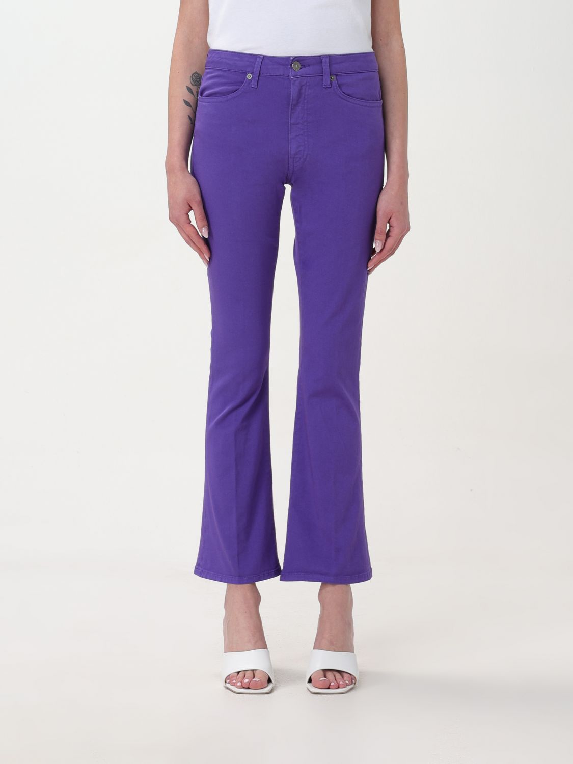 Dondup Pants DONDUP Woman color Violet