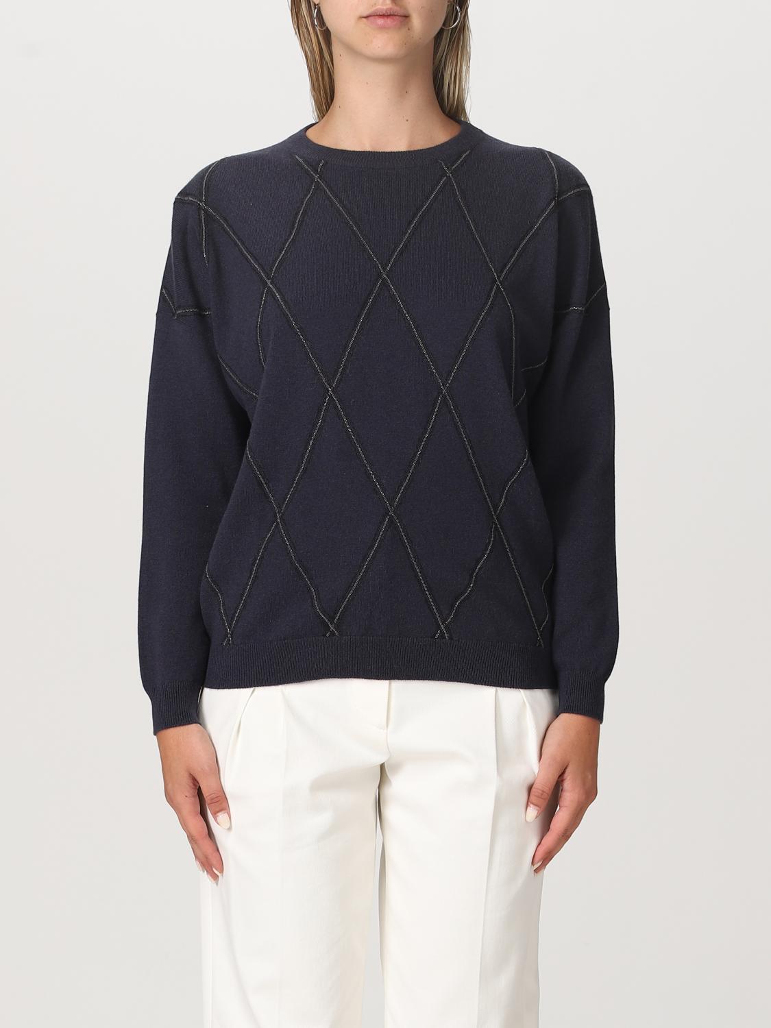 Brunello Cucinelli Jumper BRUNELLO CUCINELLI Woman colour Blue