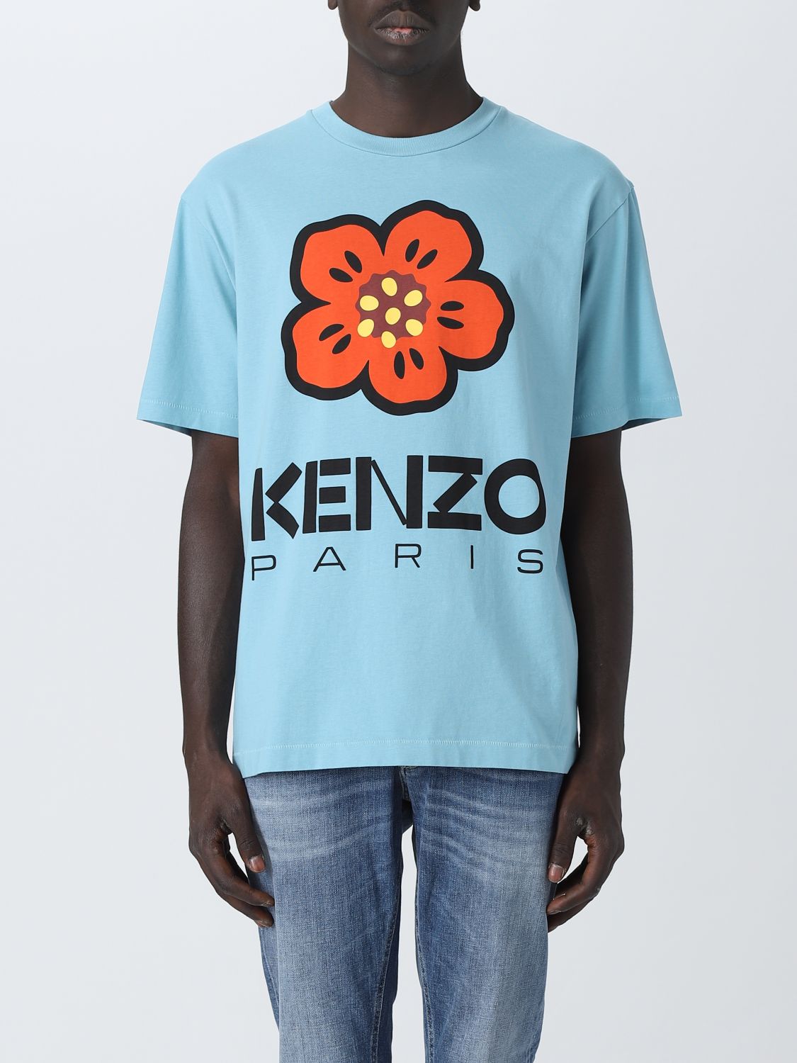 Kenzo T-Shirt KENZO Men colour Gnawed Blue