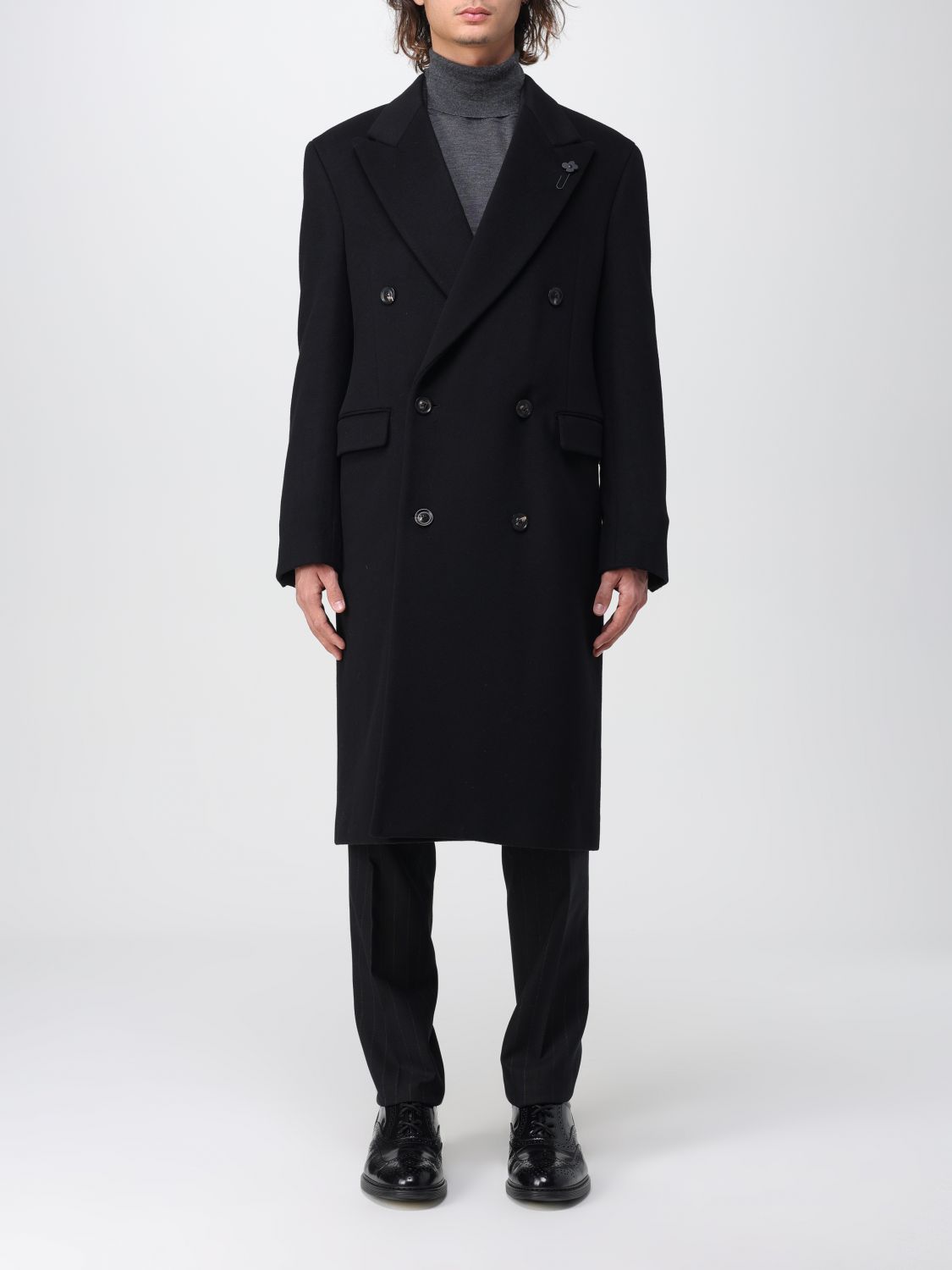 Lardini Coat LARDINI Men colour Black