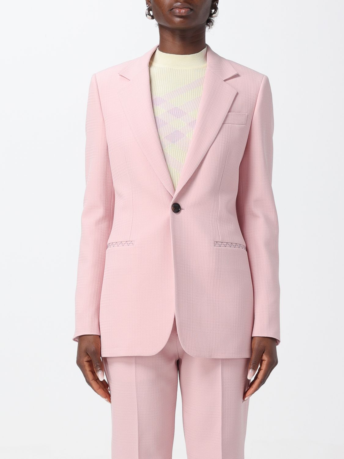 Burberry Blazer BURBERRY Woman colour Pink