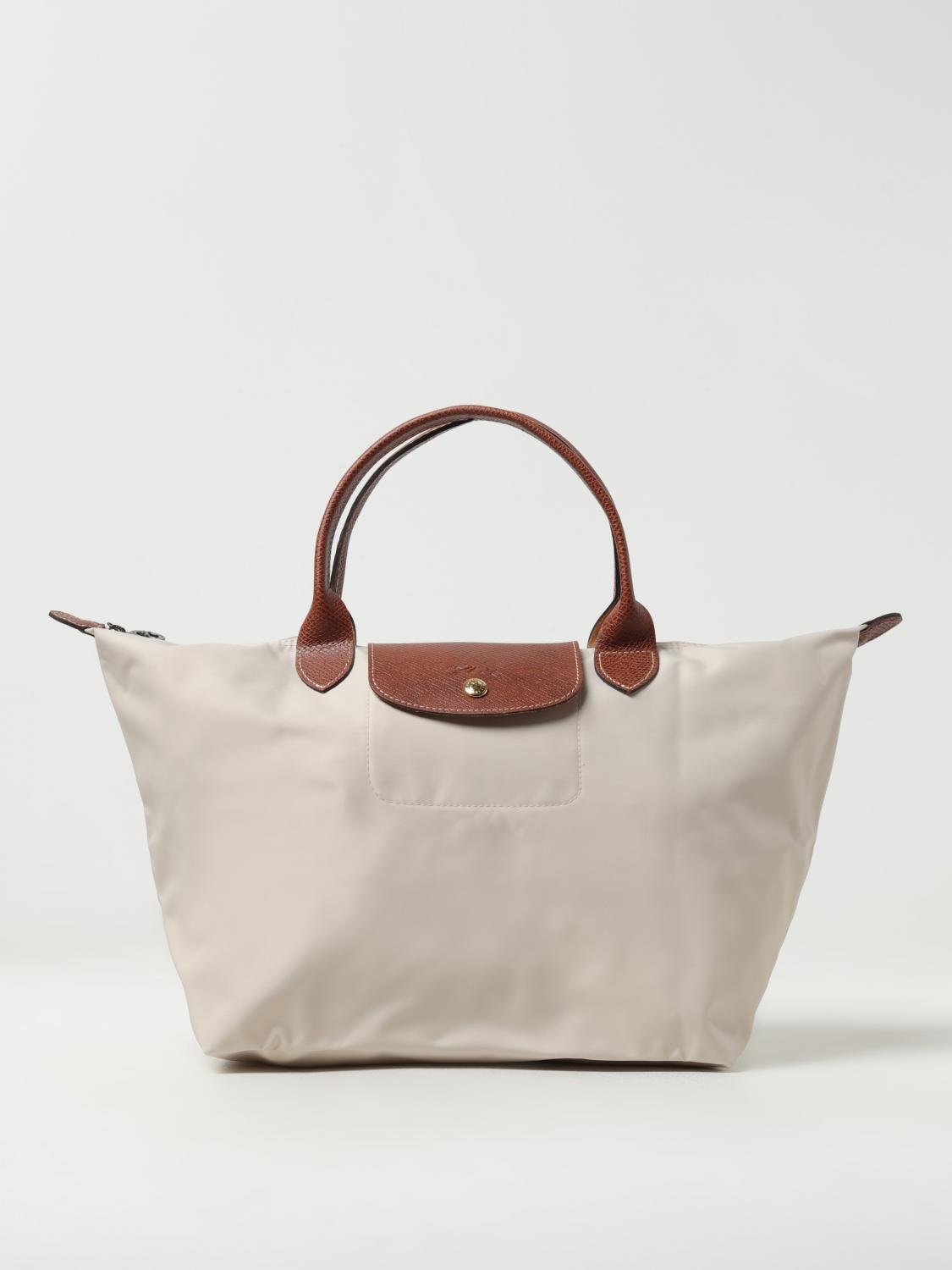  Longchamp Le Pliage recycled nylon and leather bag