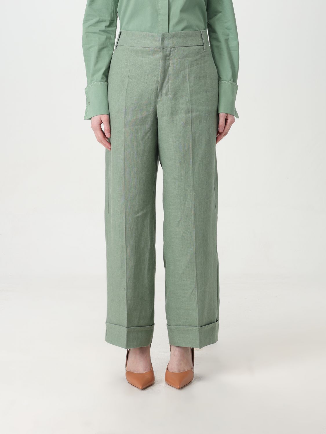  Trousers 'S MAX MARA Woman colour Green