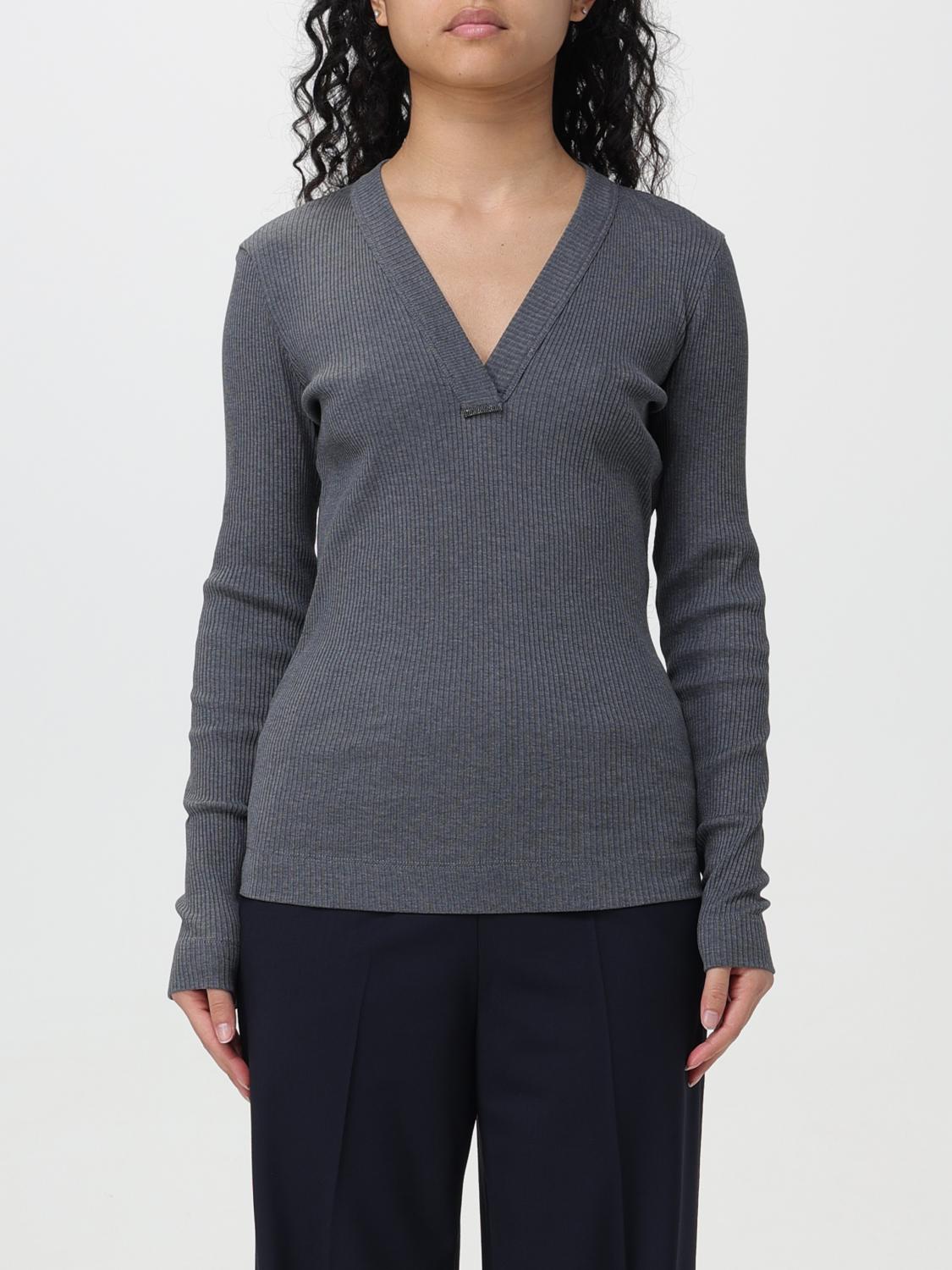 Brunello Cucinelli Jumper BRUNELLO CUCINELLI Woman colour Grey